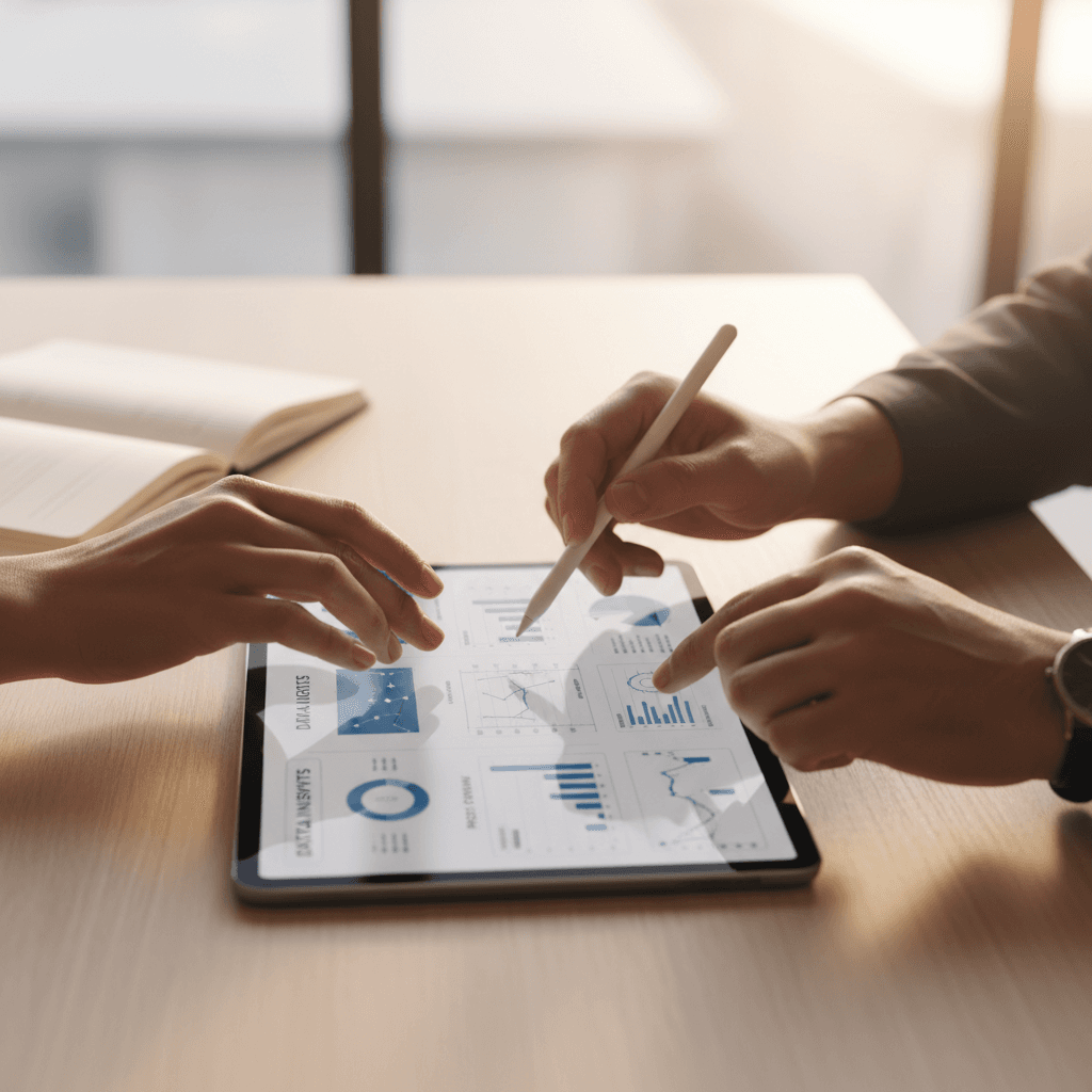 Customer confirming completed task