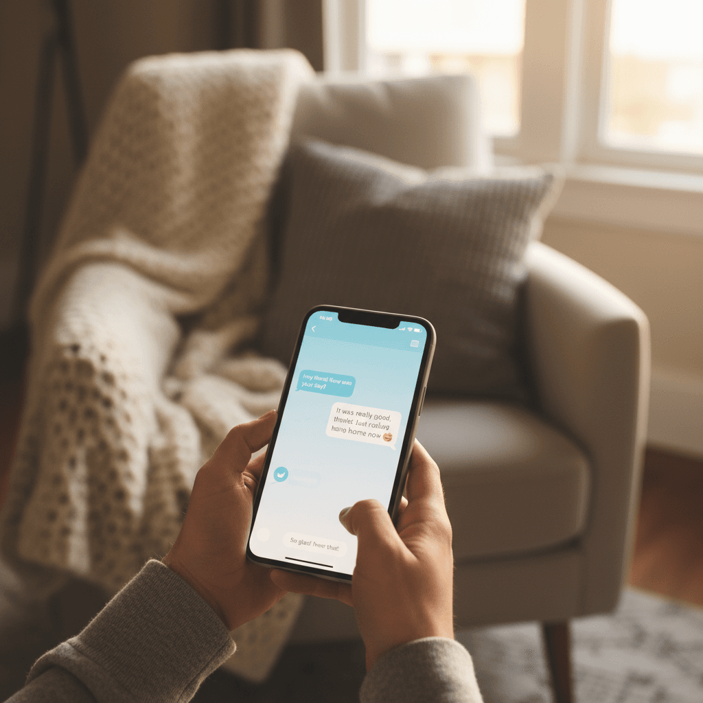 Person contacting ServicePal via phone for service inquiry